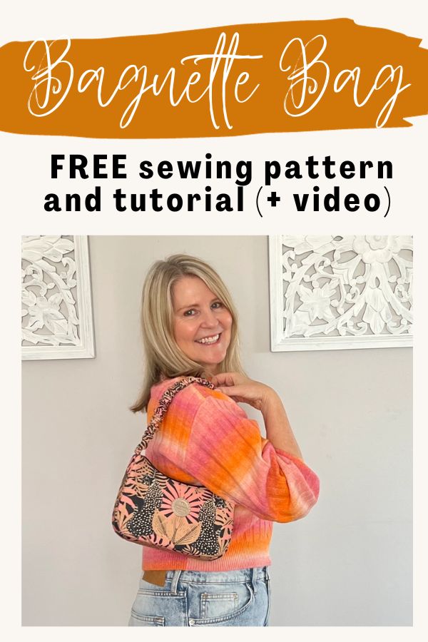 Baguette Bag FREE sewing pattern and tutorial (+ video) Sew Modern Bags