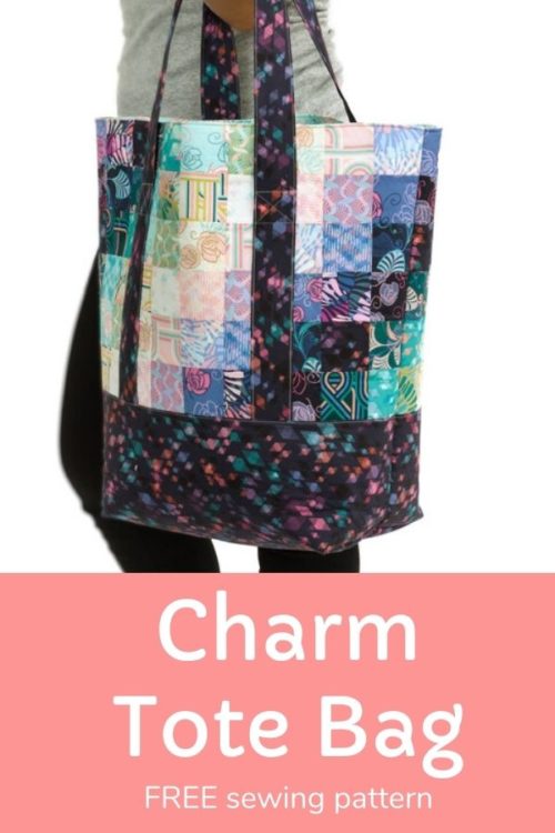 Charm Tote Bag FREE sewing pattern - Sew Modern Bags