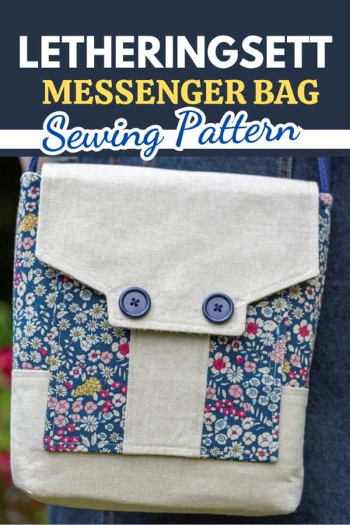 Letheringsett Messenger Bag sewing pattern - Sew Modern Bags