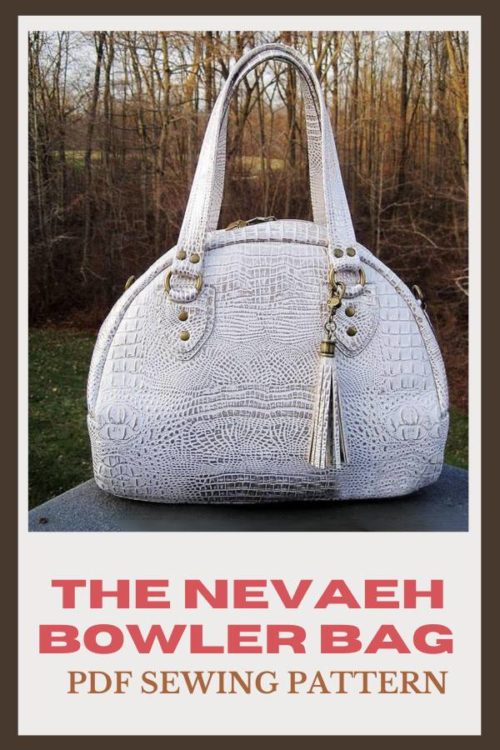 The Nevaeh Bowler Bag Sewing Pattern - Sew Modern Bags
