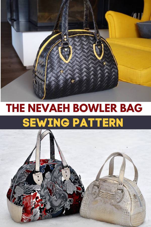 The Nevaeh Bowler Bag Sewing Pattern Sew Modern Bags
