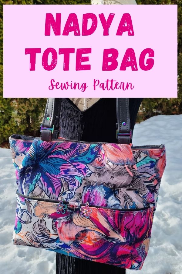 Nadya Tote Bag Sewing Pattern Sew Modern Bags