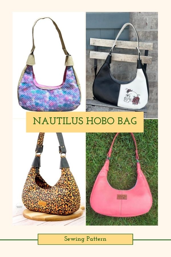 Nautilus Hobo Bag Sewing Pattern Sew Modern Bags