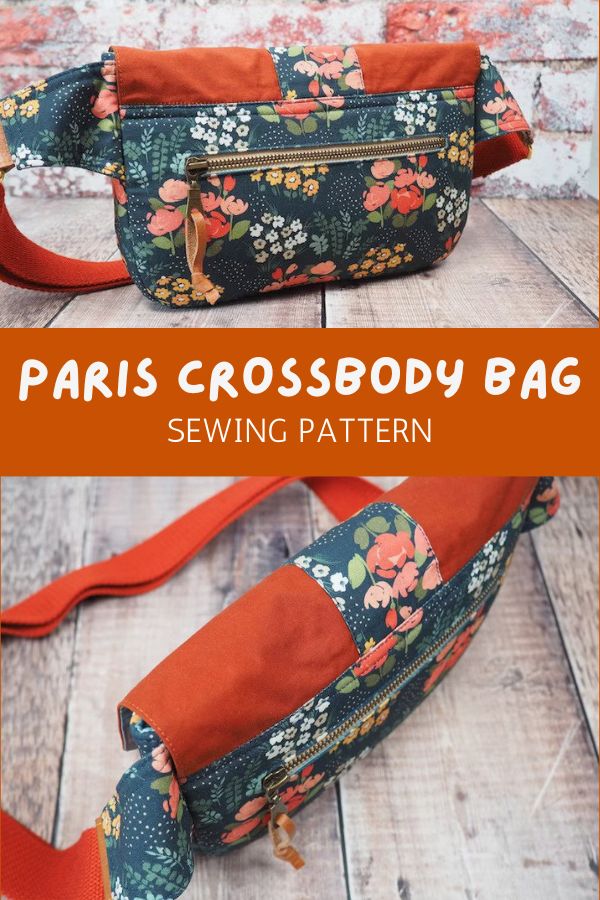 Paris Crossbody Bag Sewing Pattern - Sew Modern Bags