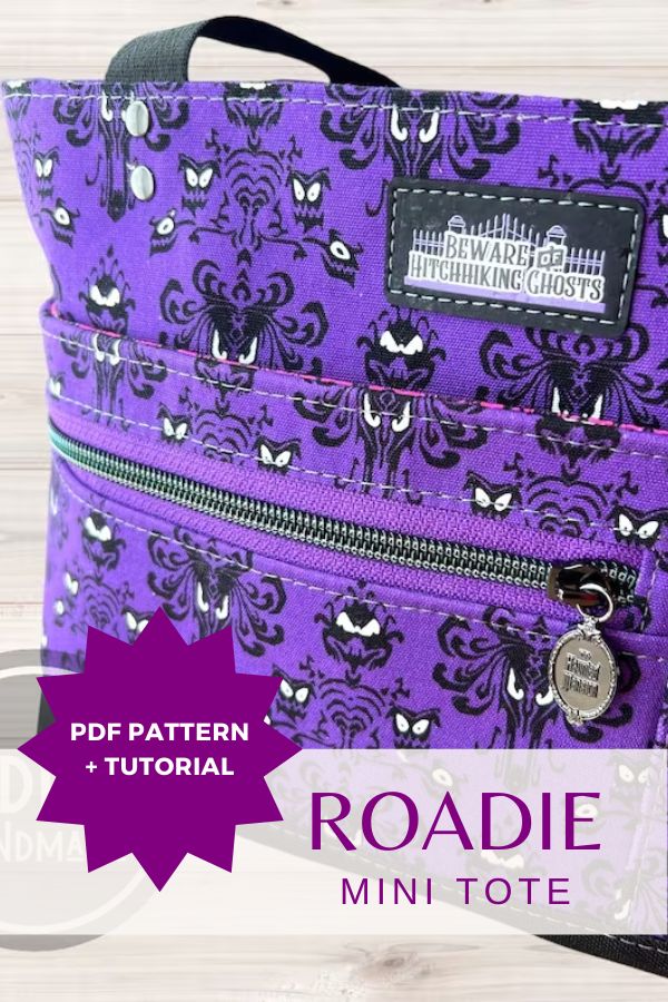 Tote Step File Roadie Mini Tote PDF Pattern + Tutorial - Sew Modern Bags