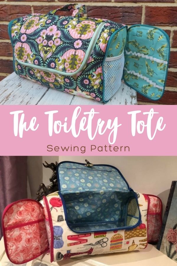 THE TOILETRY TOTE SEWING PATTERN Sew Modern Bags
