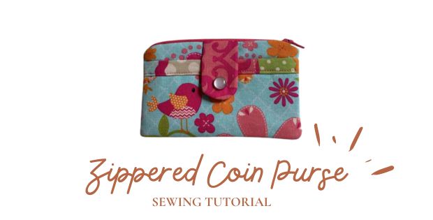 Zippered Coin Purse Sewing Tutorial - Sew Modern Bags