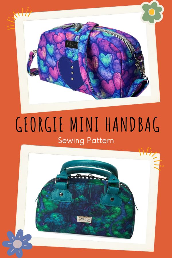 Georgie Mini Handbag Sewing Pattern - Sew Modern Bags