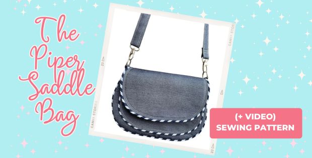 The Piper Saddle Bag (+ Video) Sewing Pattern - Sew Modern Bags