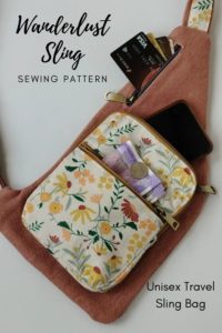 Wanderlust Sling Sewing Pattern (Unisex Travel Sling Bag) - Sew Modern Bags