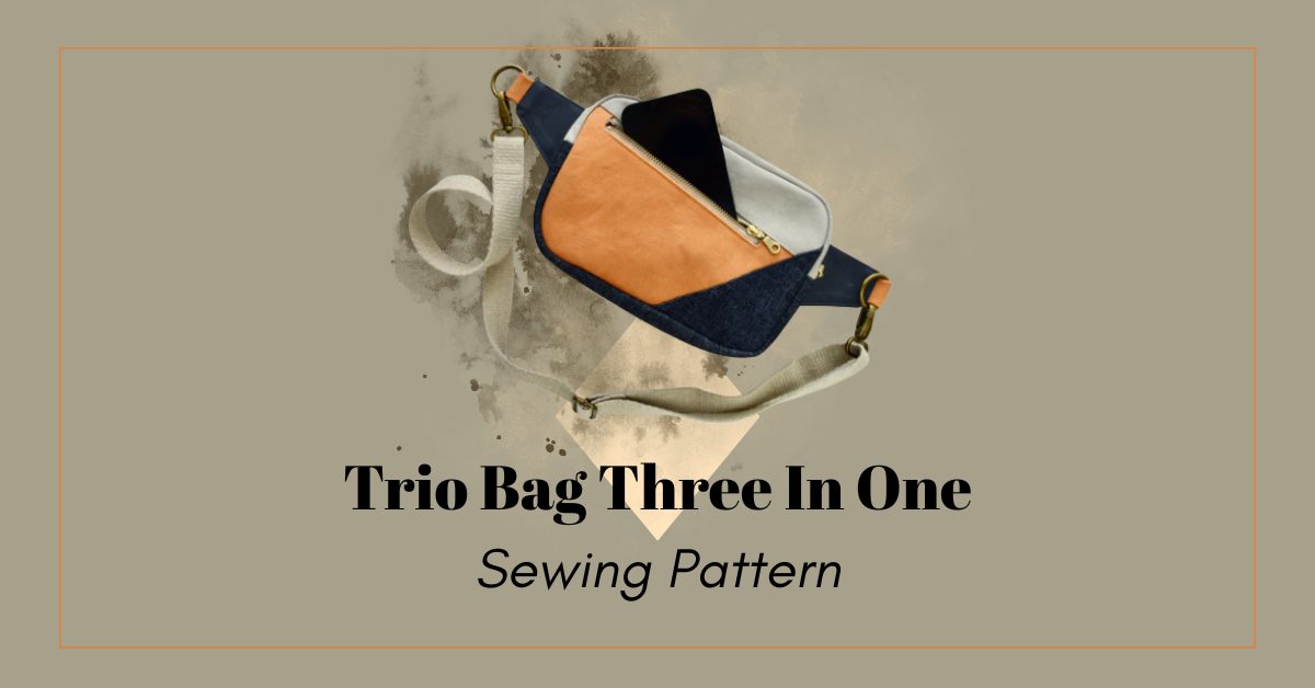Trio Bag Three In One Sewing Pattern by Kandou Patterns - Sew Modern Bags
