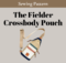 The Fielder Crossbody Pouch sewing pattern by Kandou Patterns — structured crossbody with front zipper pockets and adjustable strap